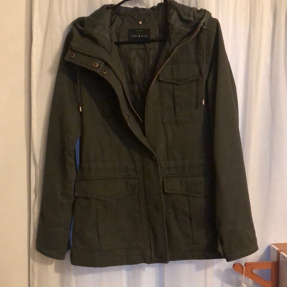 Lucky brand olive green jacket